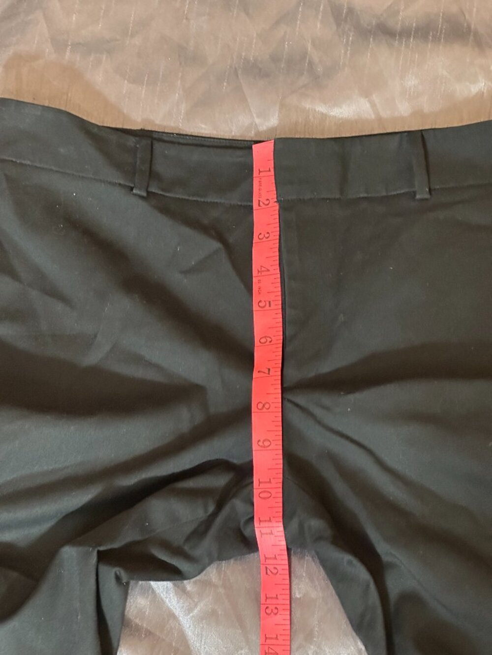 ESCADA Black Wool Casual Pants Women's Size 46 - Picture 15 of 15